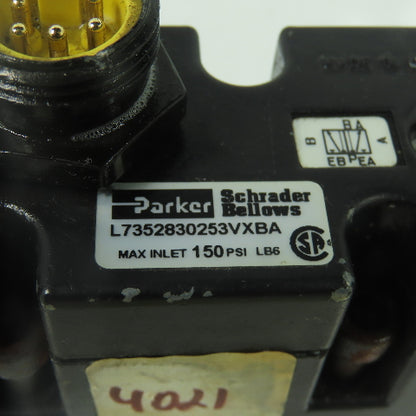 Parker L7352830253VXBA Solenoid Valve 150PSI 110/120V Coil