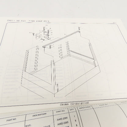 Okuma MX-55VA/VB ME15-123-R2 Parts Book 2nd Edition