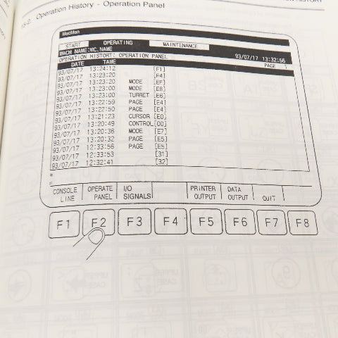 Okuma OSP-U100 OSP-U10 4201-E MacMan Instruction Manual