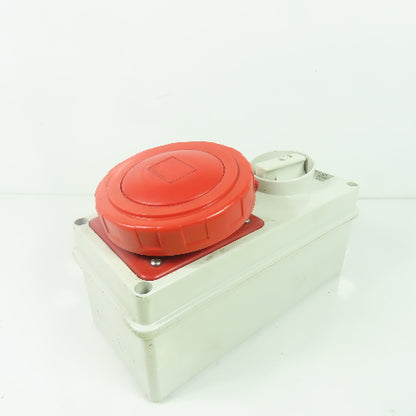 Gewiss GW 66 320 3-Pole Interlocked Socket Outlet 200-415V IP55