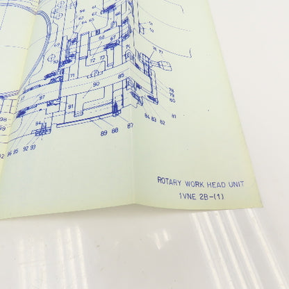 Makino FNC 106-A 1VN 10B Vertical Machining Center Blueprint Parts Catalog