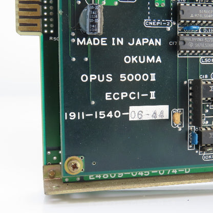 Okuma E4809-653-008-1 OPUS 5000 EP3 EPII-0 ECP ECPCI-II Control Board ECPB-II