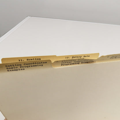 Makino Programming Manual Fanuc System 0M, 6M, 9M, 10M, 11M, 12M, 15M, 16M