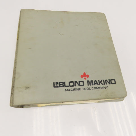 Makino Programming Manual Fanuc System 0M, 6M, 9M, 10M, 11M, 12M, 15M, 16M