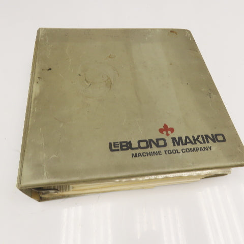Makino Programming Manual Horizontal CNC Fanuc System 11M & 12M
