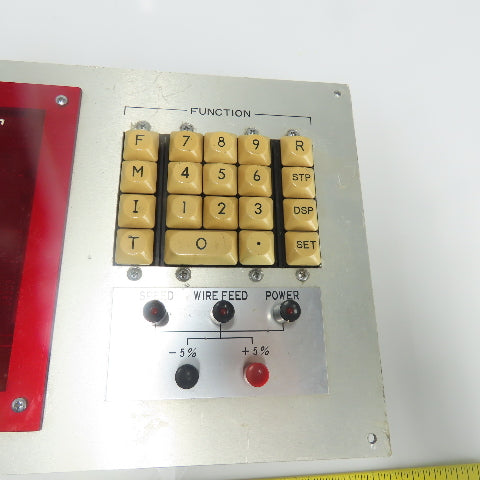 Nachi Operator Control Panel Board Assembly 20-7/8" x 7-7/8"