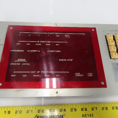 Nachi Operator Control Panel Board Assembly 20-7/8" x 7-7/8"