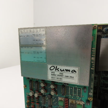 Okuma E4809-436-011-E OPUS 5000 Main Board W/ 6 Add-On M6, M3, M2-II, MII-0