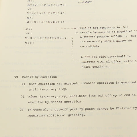 Makino 2EC-L4-8912 EC Series EDM Instruction Manual On Operation Guide