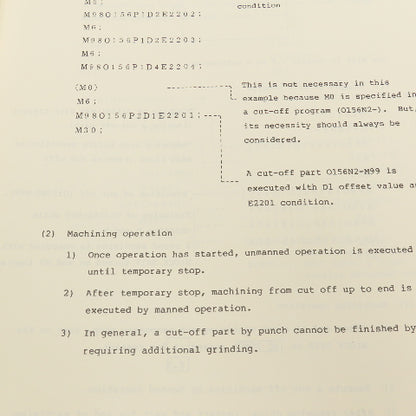 Makino 2EC-L4-8912 EC Series EDM Instruction Manual On Operation Guide