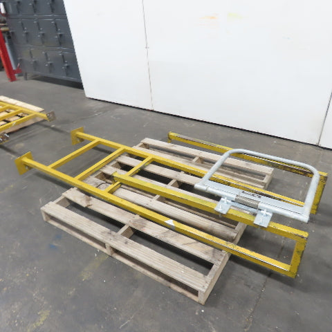 EGA Products MD 0119 3-Step 24" Wide Industrial Mezzanine Step W/ Safety Gate