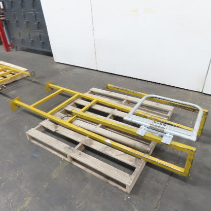 EGA Products MD 0119 3-Step 24" Wide Industrial Mezzanine Step W/ Safety Gate