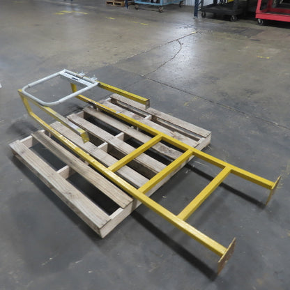 EGA Products MD 0119 3-Step 24" Wide Industrial Mezzanine Step W/ Safety Gate