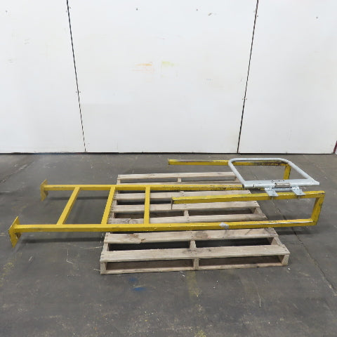 EGA Products MD 0119 3-Step 24" Wide Industrial Mezzanine Step W/ Safety Gate
