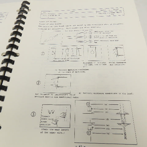 Makino MGW-E ,G,C,F Series EDM Manuals Catalog Library Lot Of 9