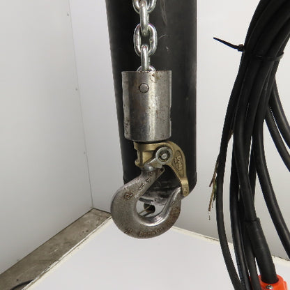 CM Lodestar Model L 1 Ton 2000LB Electric Chain Hoist 230/460V 15' Lift 16FPM