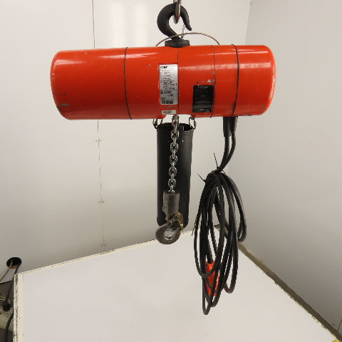 CM Lodestar Model L 1 Ton 2000LB Electric Chain Hoist 230/460V 15' Lift 16FPM