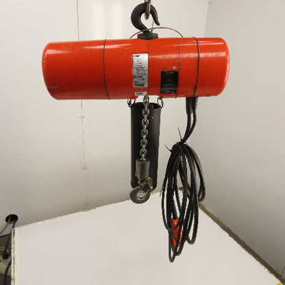 CM Lodestar Model L 1 Ton 2000LB Electric Chain Hoist 230/460V 15' Lift 16FPM