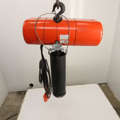 CM Lodestar Model L 1 Ton 2000LB Electric Chain Hoist 230/460V 15' Lift 16FPM