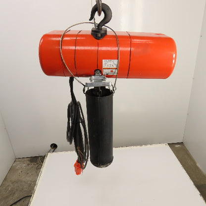 CM Lodestar Model L 1 Ton 2000LB Electric Chain Hoist 230/460V 15' Lift 16FPM