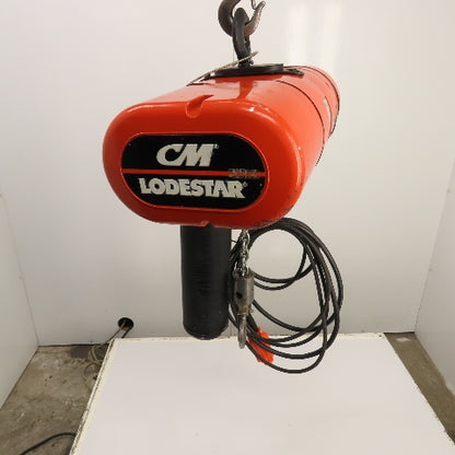 CM Lodestar Model L 1 Ton 2000LB Electric Chain Hoist 230/460V 15' Lift 16FPM