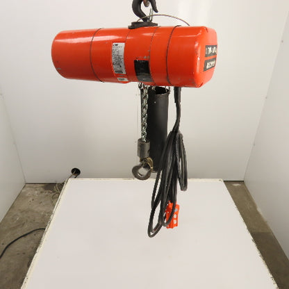 CM Lodestar Model L 1 Ton 2000LB Electric Chain Hoist 230/460V 15' Lift 16FPM