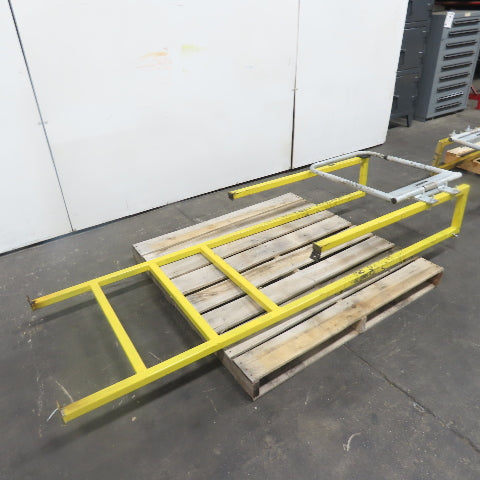 EGA Products MD 0119 3-Step 30" Wide Industrial Mezzanine Step W/ Safety Gate