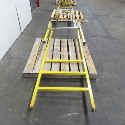 EGA Products MD 0119 3-Step 30" Wide Industrial Mezzanine Step W/ Safety Gate