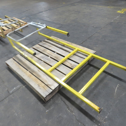 EGA Products MD 0119 3-Step 30" Wide Industrial Mezzanine Step W/ Safety Gate