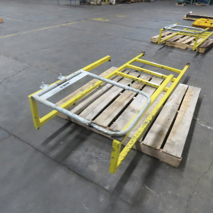 EGA Products MD 0119 3-Step 30" Wide Industrial Mezzanine Step W/ Safety Gate