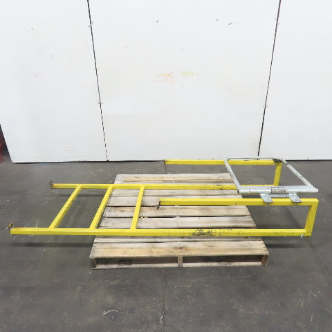 EGA Products MD 0119 3-Step 30" Wide Industrial Mezzanine Step W/ Safety Gate