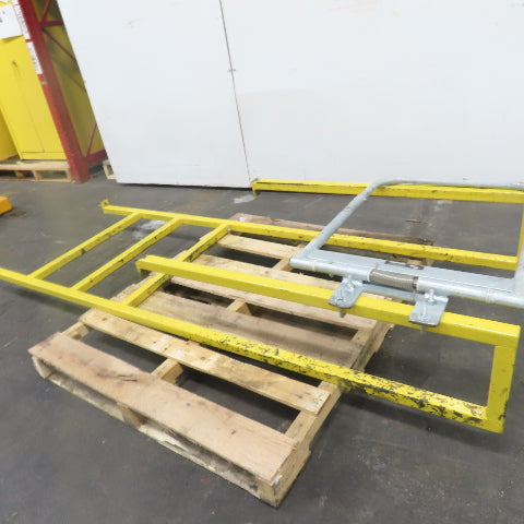 EGA Products MD 0119 3-Step 30" Wide Industrial Mezzanine Step W/ Safety Gate