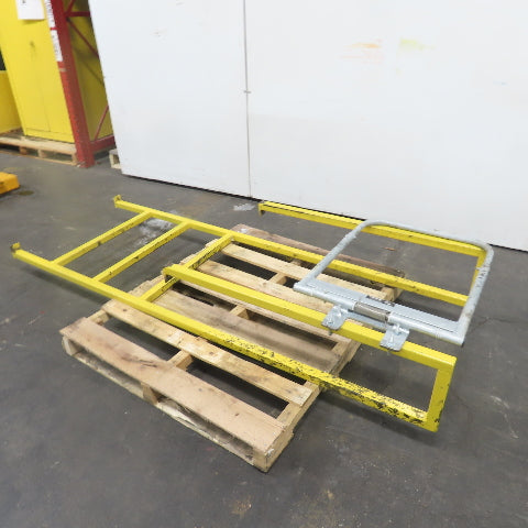EGA Products MD 0119 3-Step 30" Wide Industrial Mezzanine Step W/ Safety Gate