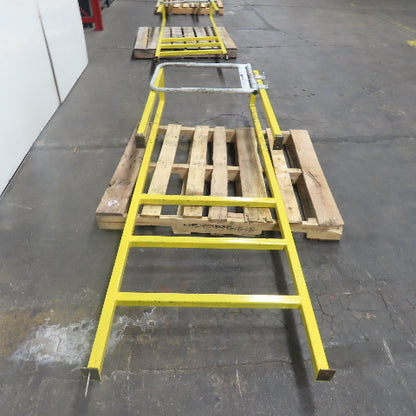 EGA Products MD 0119 3-Step 30" Wide Industrial Mezzanine Step W/ Safety Gate