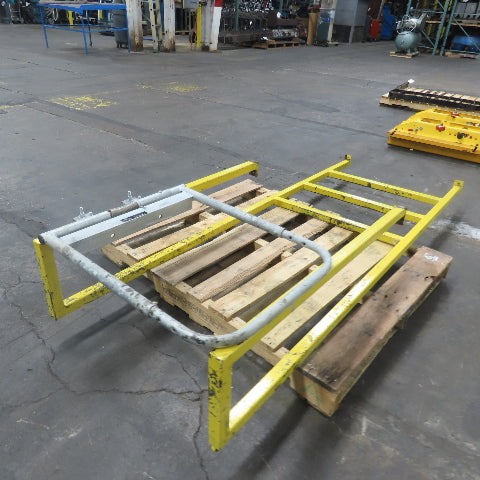 EGA Products MD 0119 3-Step 30" Wide Industrial Mezzanine Step W/ Safety Gate