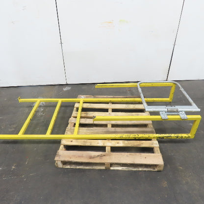 EGA Products MD 0119 3-Step 30" Wide Industrial Mezzanine Step W/ Safety Gate