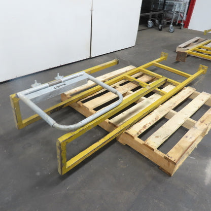 EGA Products MD 0419 3-Step 23" Wide Industrial Mezzanine Step W/ Safety Gate
