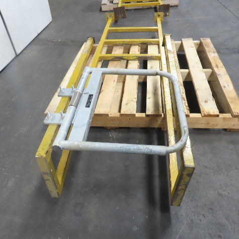 EGA Products MD 0419 3-Step 23" Wide Industrial Mezzanine Step W/ Safety Gate