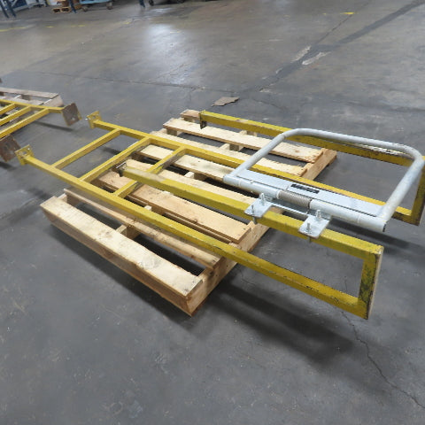 EGA Products MD 0419 3-Step 23" Wide Industrial Mezzanine Step W/ Safety Gate