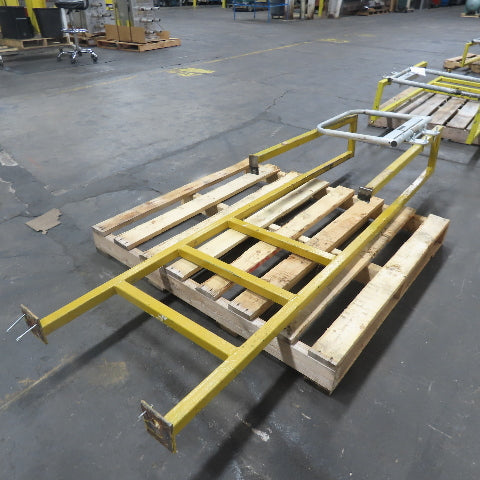 EGA Products MD 0419 3-Step 23" Wide Industrial Mezzanine Step W/ Safety Gate