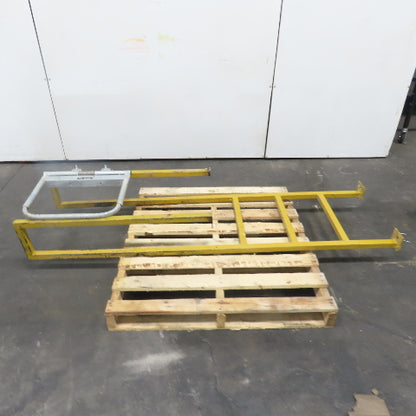 EGA Products MD 0419 3-Step 23" Wide Industrial Mezzanine Step W/ Safety Gate