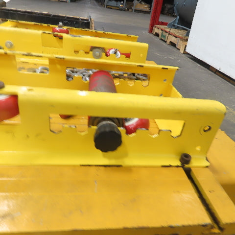 Adjustable Cable Reel Drum Roller Dispenser W/ Fork Pockets
