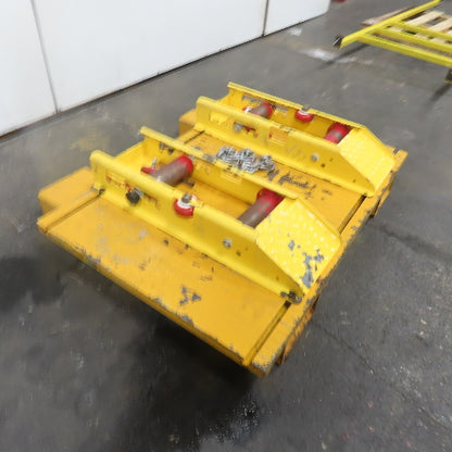 Adjustable Cable Reel Drum Roller Dispenser W/ Fork Pockets