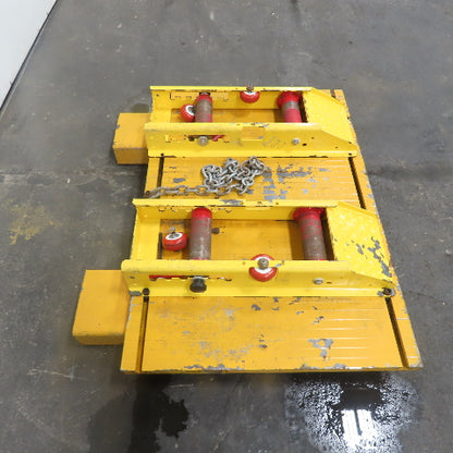 Adjustable Cable Reel Drum Roller Dispenser W/ Fork Pockets