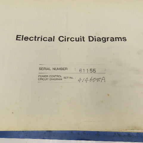 Yamazaki Mazak CAM M-2 Programming Parts List, Electrical Diagram Books Lot Of 3