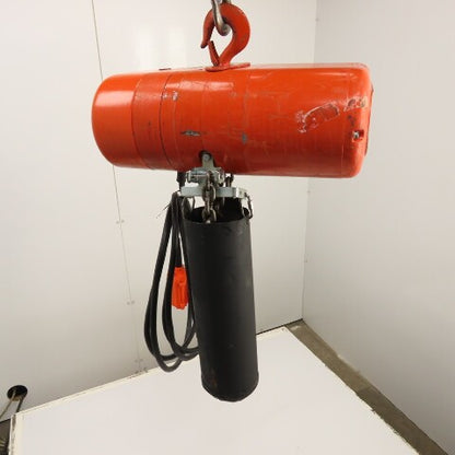 CM Lodestar Model L 1 Ton 2000LB Electric Chain Hoist 230/460V 20' Lift 16FPM