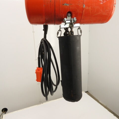 CM Lodestar Model L 1 Ton 2000LB Electric Chain Hoist 230/460V 20' Lift 16FPM