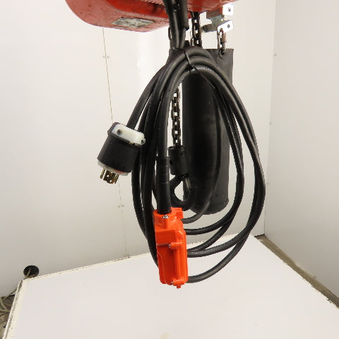 CM Lodestar Model L 1 Ton 2000LB Electric Chain Hoist 230/460V 20' Lift 16FPM