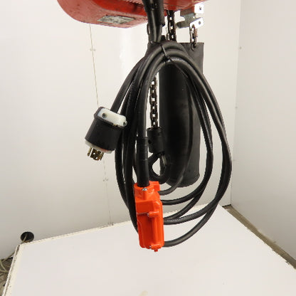 CM Lodestar Model L 1 Ton 2000LB Electric Chain Hoist 230/460V 20' Lift 16FPM