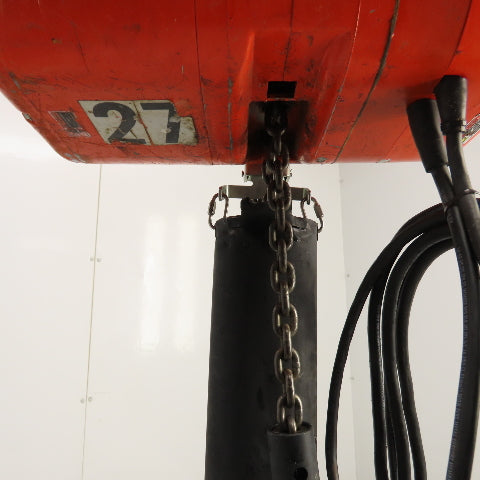 CM Lodestar Model L 1 Ton 2000LB Electric Chain Hoist 230/460V 20' Lift 16FPM